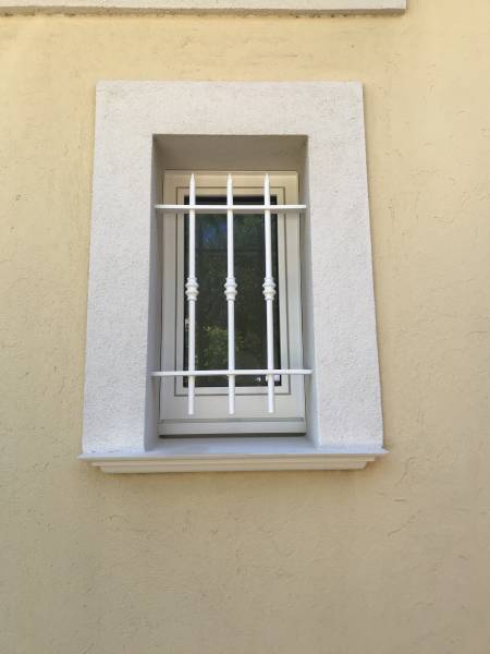 Fenêtre 1 vantail en alu blanc
