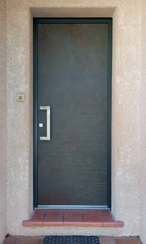 Porte d'entrée en céramique haut de gamme à Aix en Provence